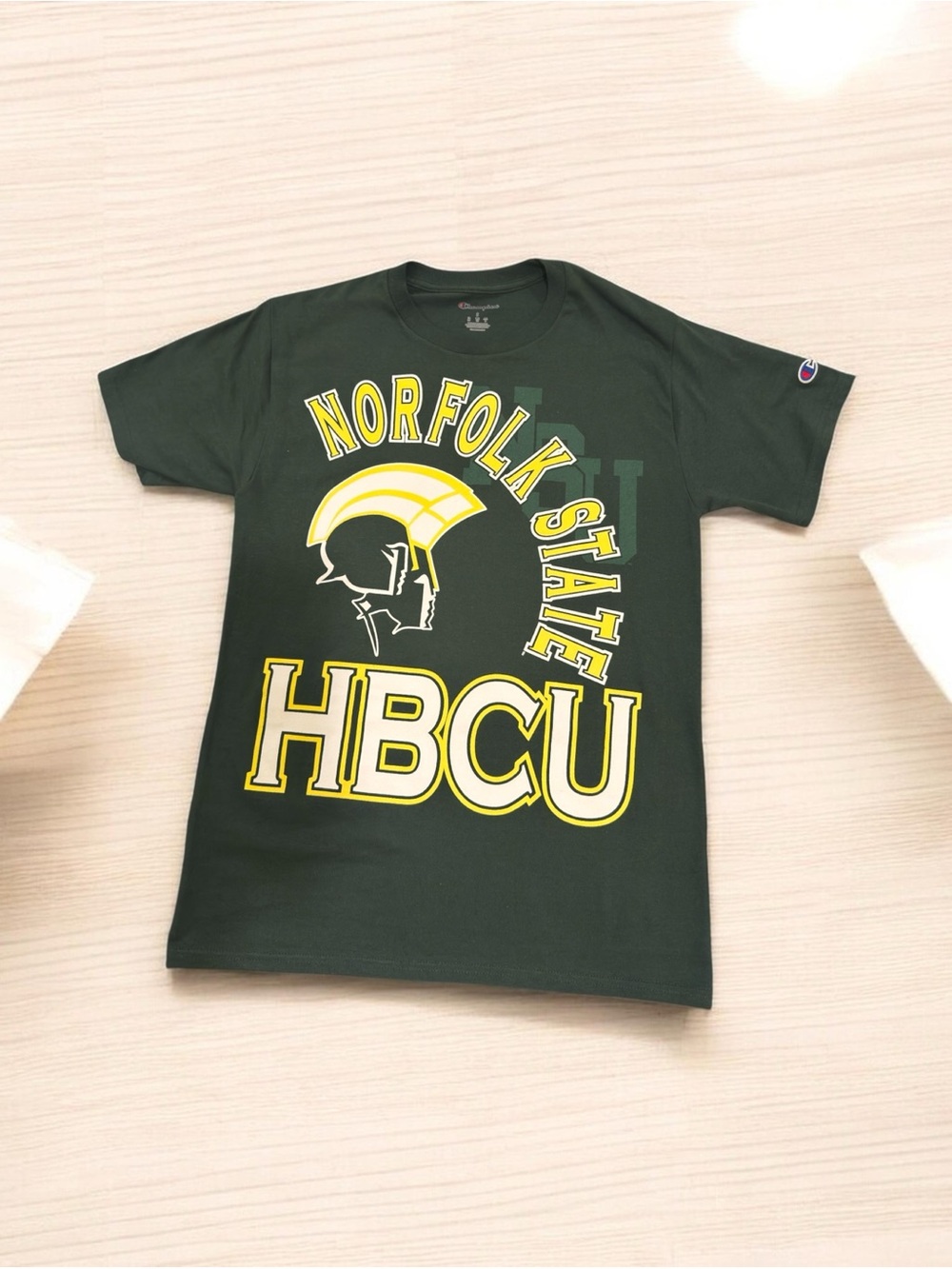 Champion Norfolk State HBCU Tee - Green & Yellow